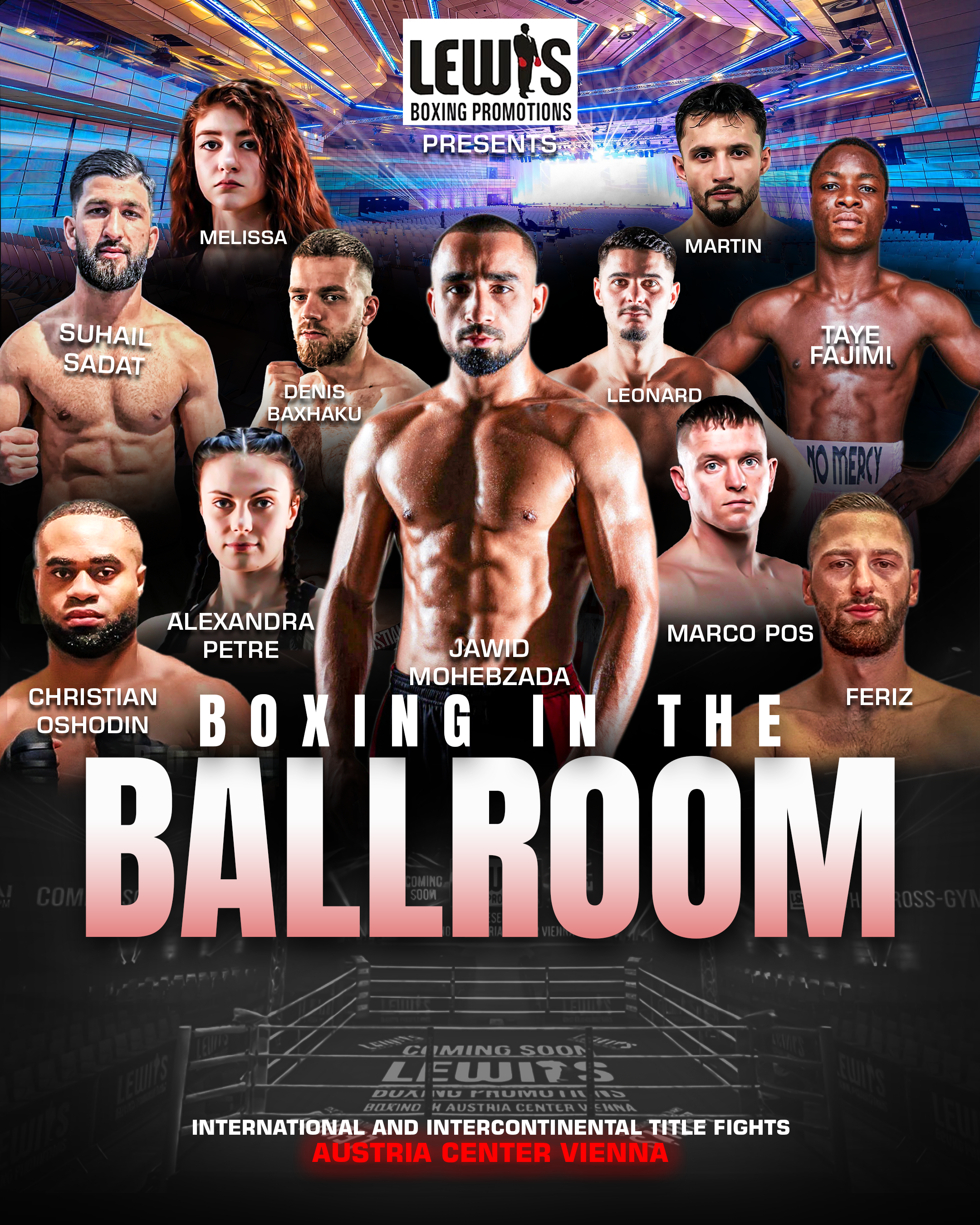 Boxing in the Ballroom Plakat